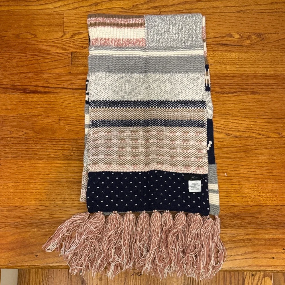 J. Crew Merino Wool Blend Scarf - Picture 1 of 5